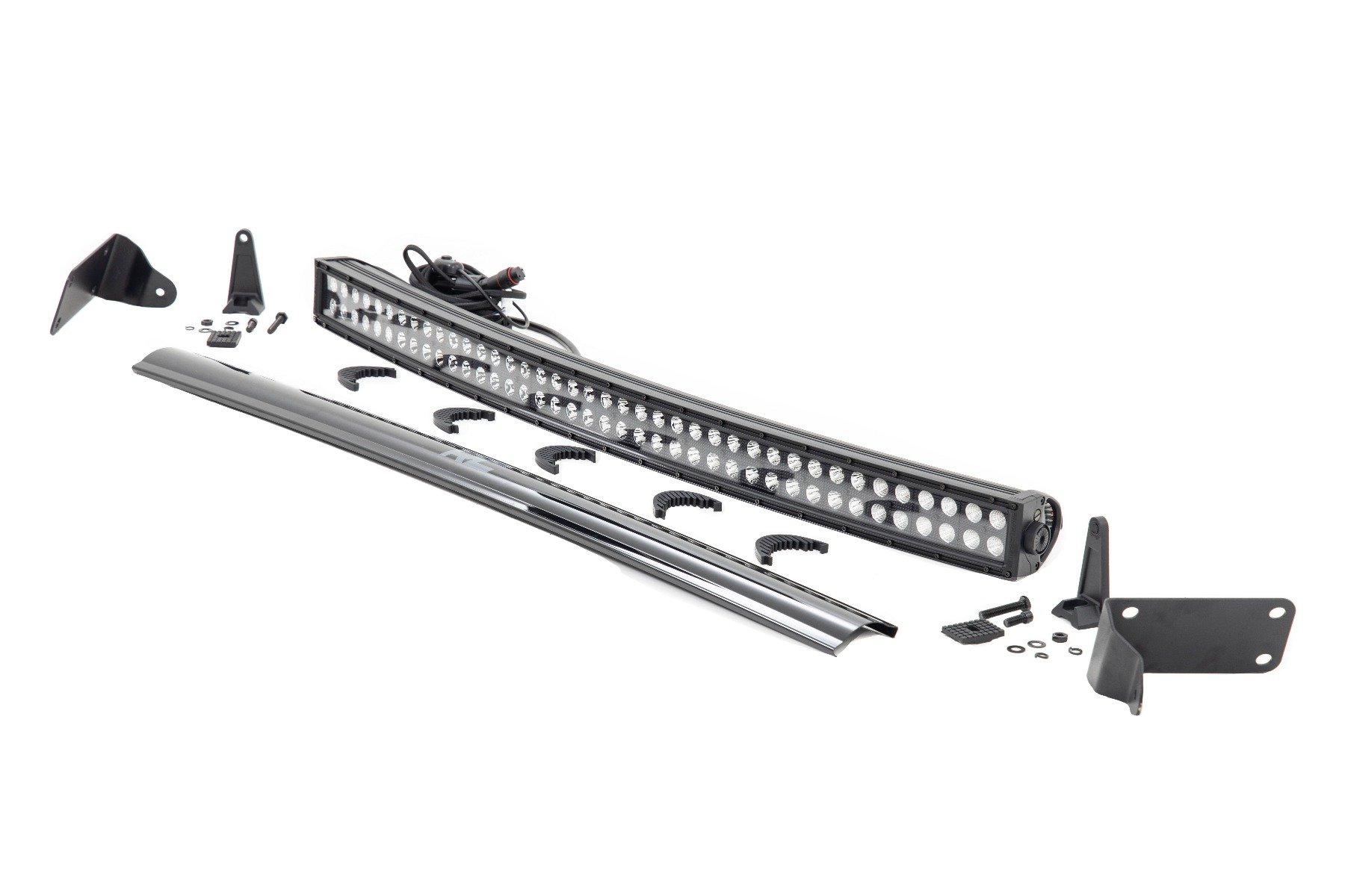 LED Light Kit | Bumper Mount | 40" Black Dual Row | Ram 2500 / 3500 (10-18)