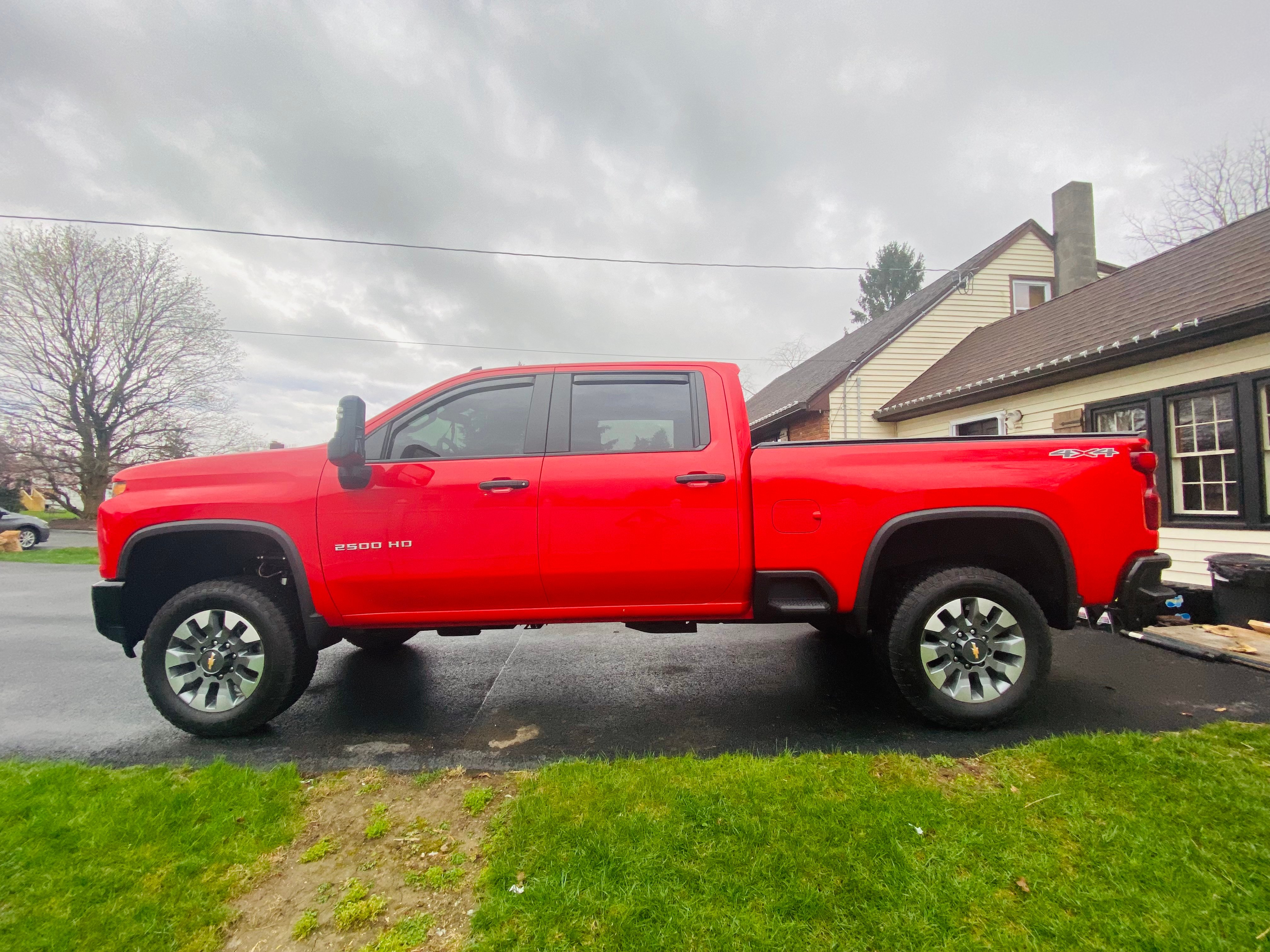 2022 Chevy Silverado 2500 Lifted Red