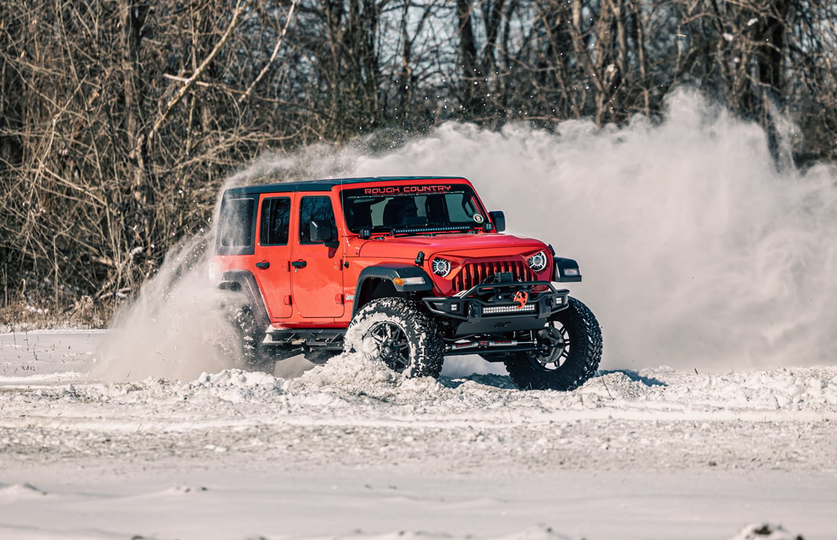 Jeep in Snow