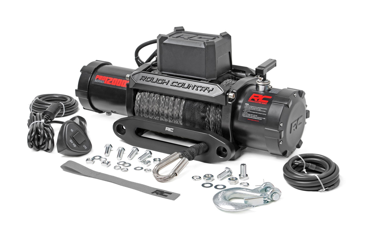 12000-LB PRO SERIES WINCH-Synthetic Rope