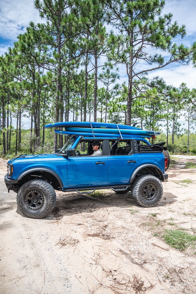 2021 Ford Bronco, paddle boards