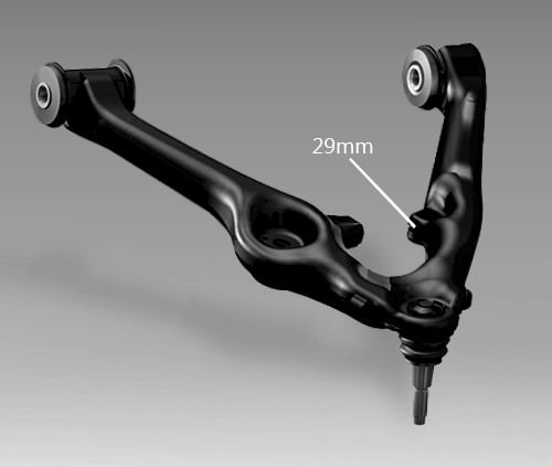 Stamped Steel Lower Control Arm