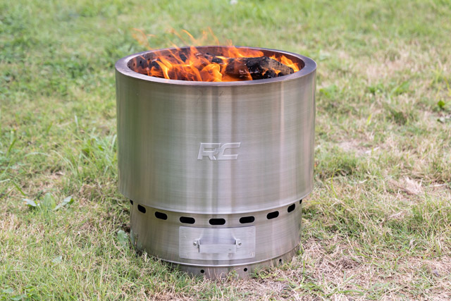 stainless steel fire pit