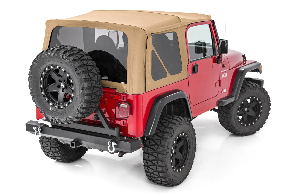Rough Country Replacement Spice Soft Top for 97-06 Jeep TJ | Half - RC85350.70 - Bild 1 von 5